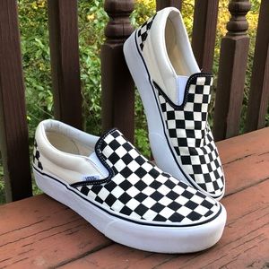 Platform Checkerboard Vans